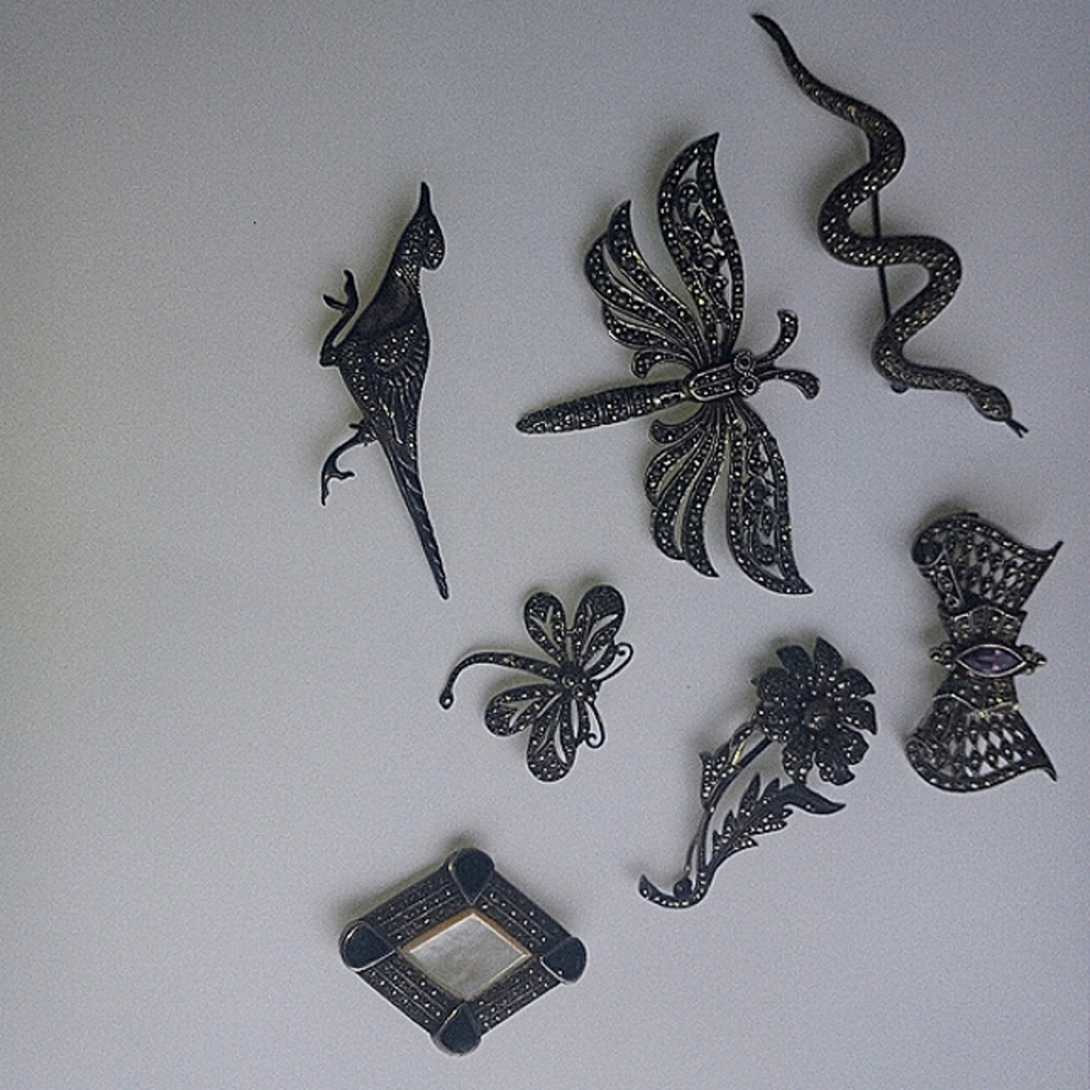 Marcasite Vintage Brooches
